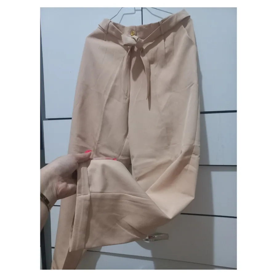 شلوار مازراتی کرم رنگ