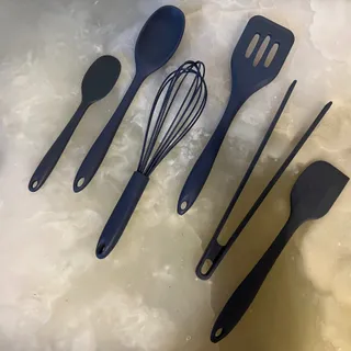 ست کفگیر ملاقه سیلیکونی