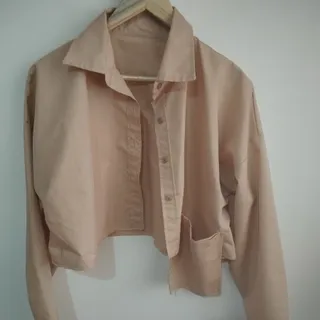 شومیز کراپ جیب دار