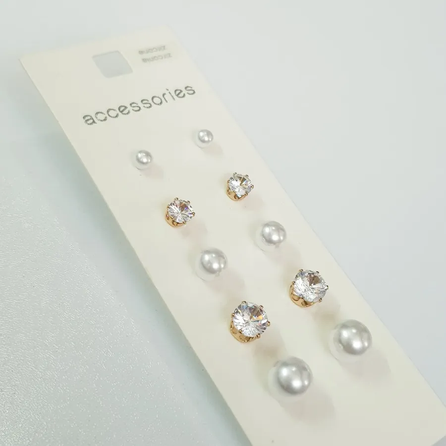 پک گوشواره میخی طلایی