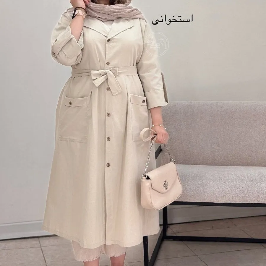 پیراهن مانتویی