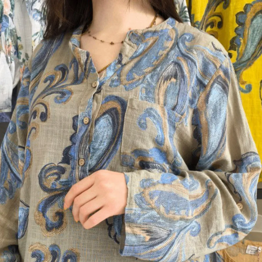 شومیز لینن ایتالیا