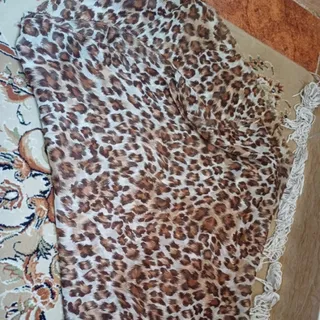 شال حریر پلنگی نونو