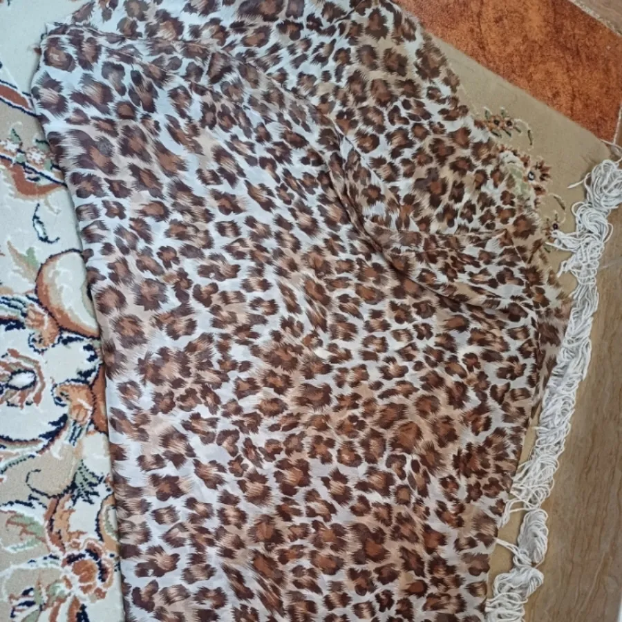 شال حریر پلنگی نونو