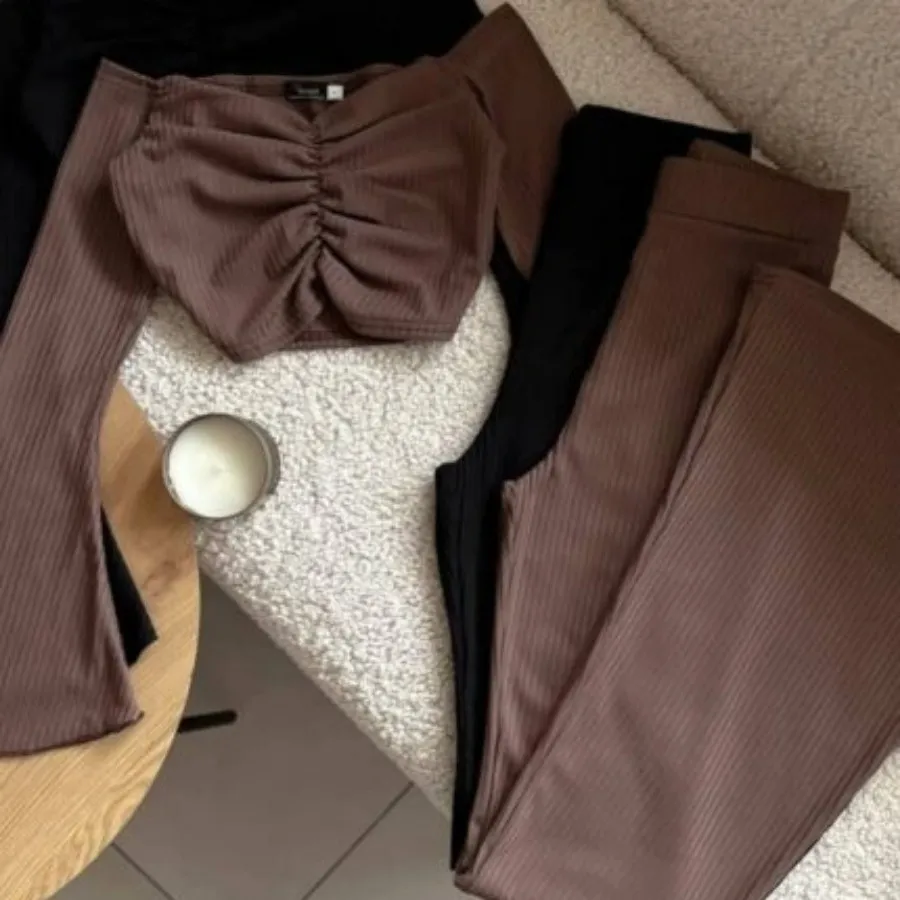 ست کراپ شلوار جذاب