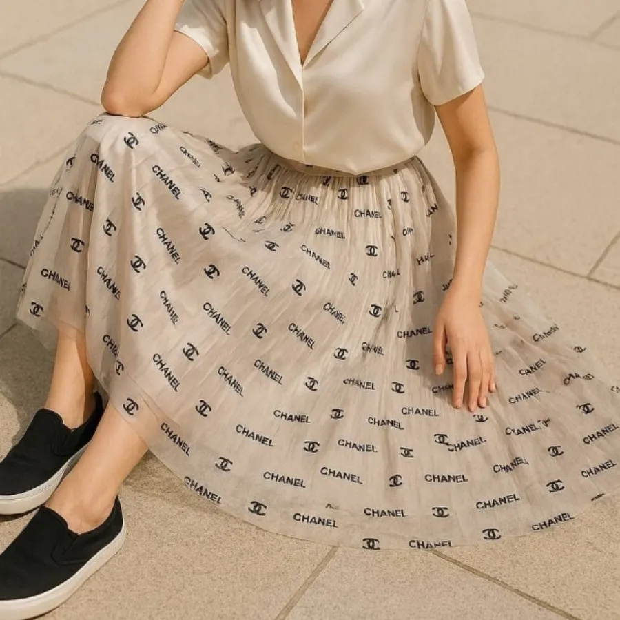 دامن دورحریر مخملی