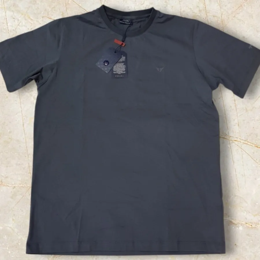 تیشرت پنبه لاکرا کشی طوسی