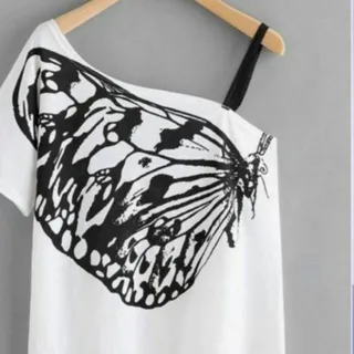 تیشرت پروانه مدل رومی