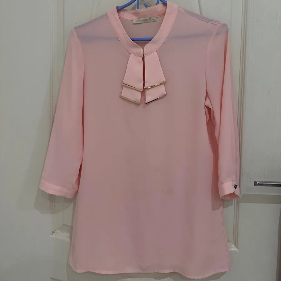 شومیز کالباسی صورتی