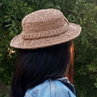 کلاه تابستانی/ساحلی رافیا