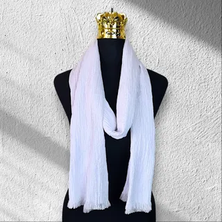 شال سفید ساده