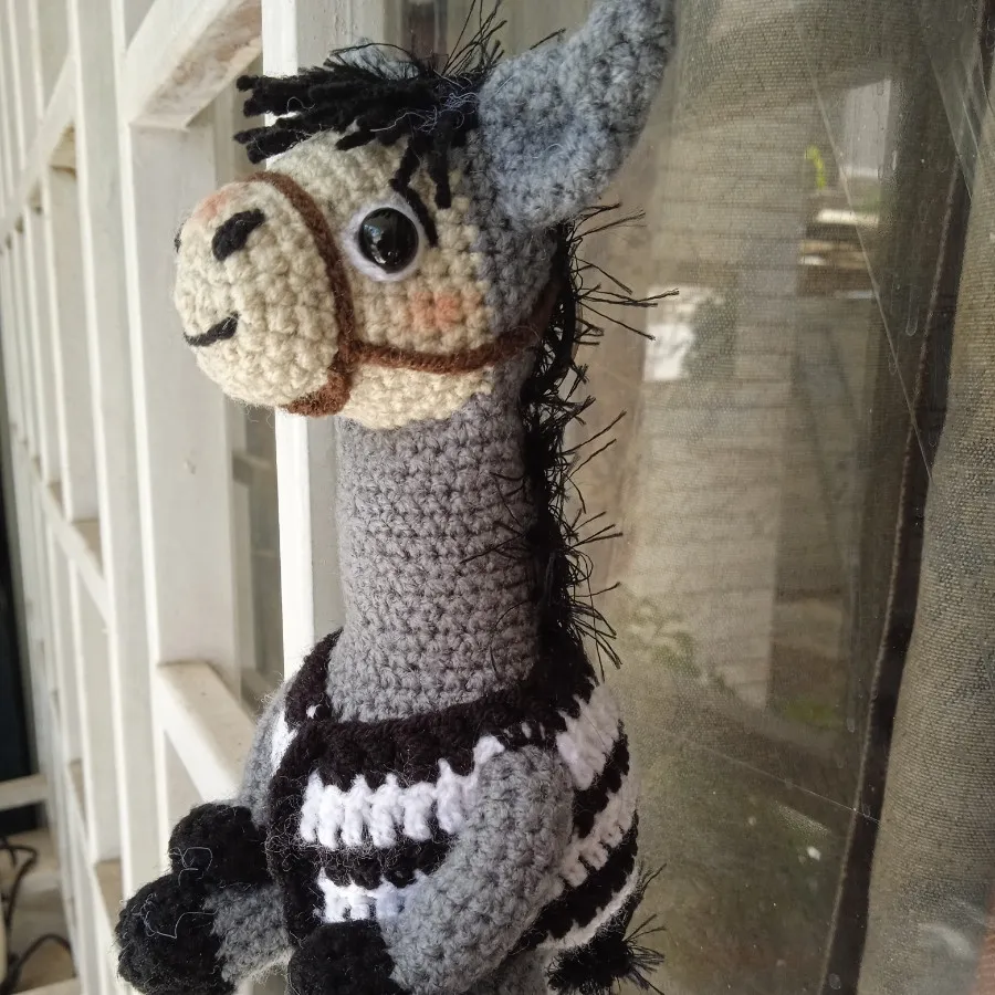 عروسک بافتنی الاغ