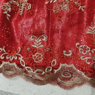 پارچه تور کار شده