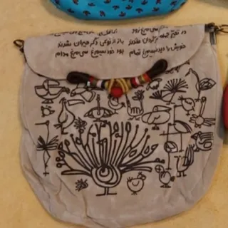 کیف فرفره رنگی