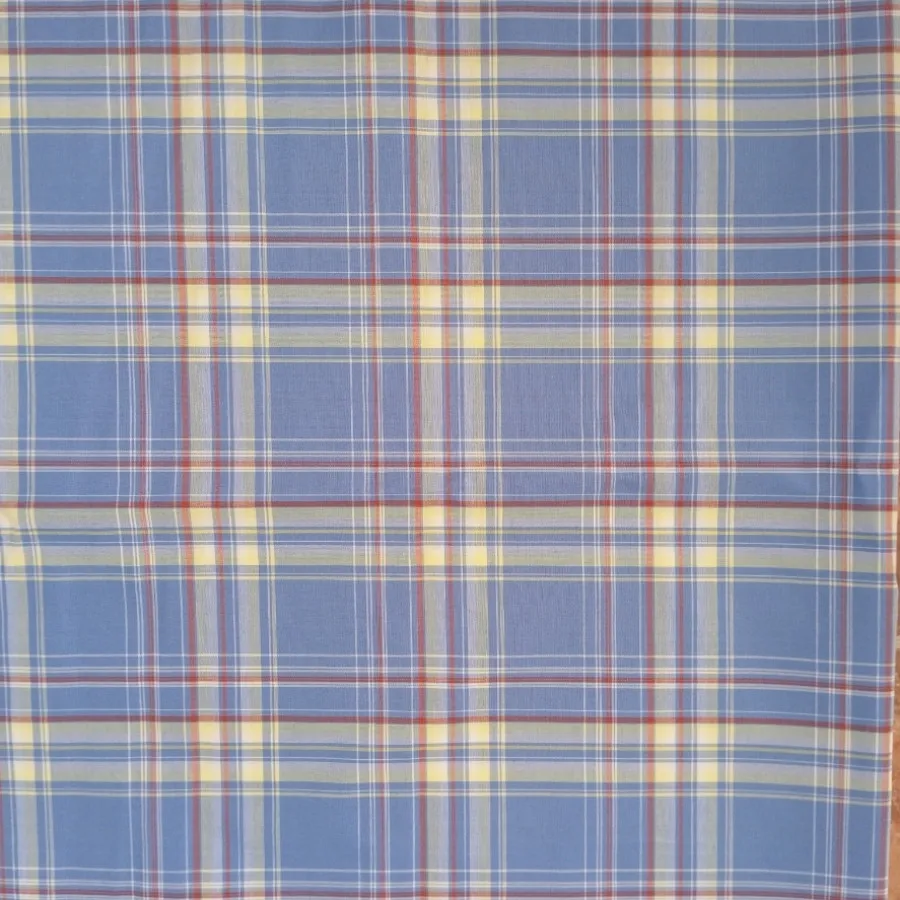 پارچه تترون چهارخانه 3