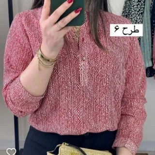 شومیز زنانه کرپ حریر