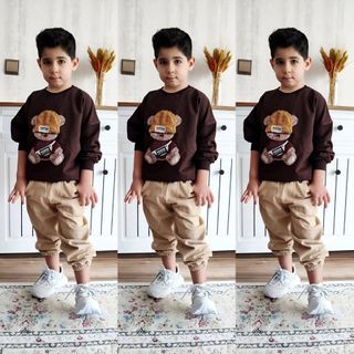 ست بلوز شلوار پسرانه خرسی