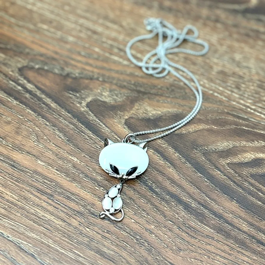 گردنبند سنگ/طرح گربه