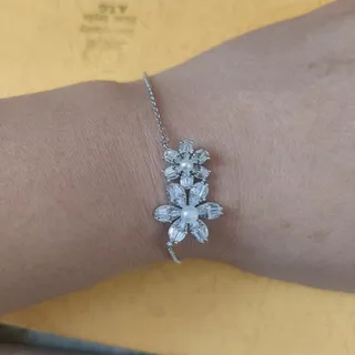 دستبند طرح نقره