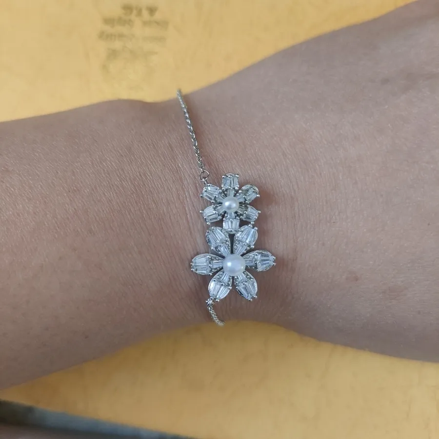 دستبند طرح نقره