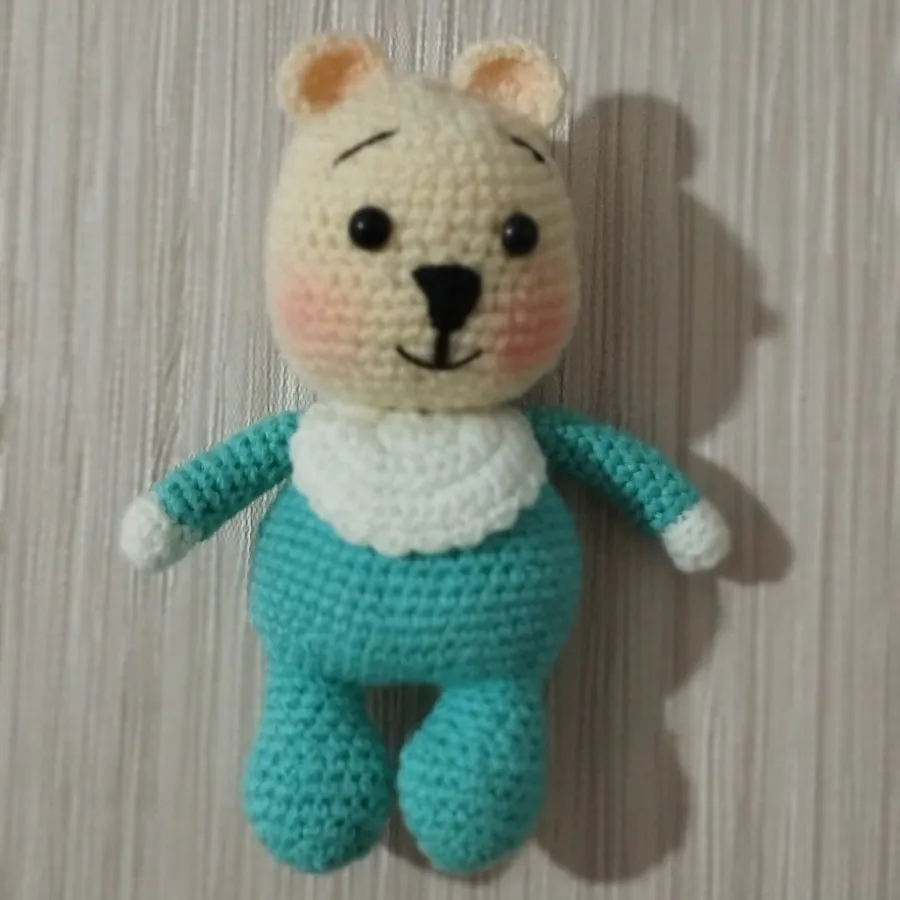 عروسک خرس پیشبند دار