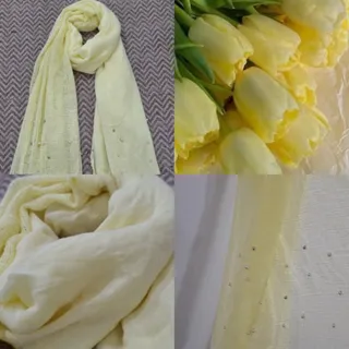 شال زرد کره ای