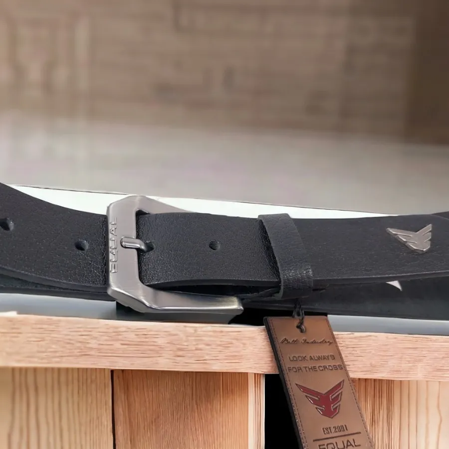 کمربند ترک نیم باریک مشکی