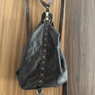 کوله پشتی چرمی قهوه ای