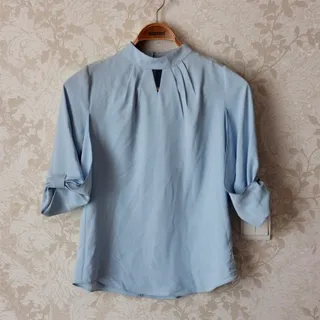 بلوز آبی آسمونی