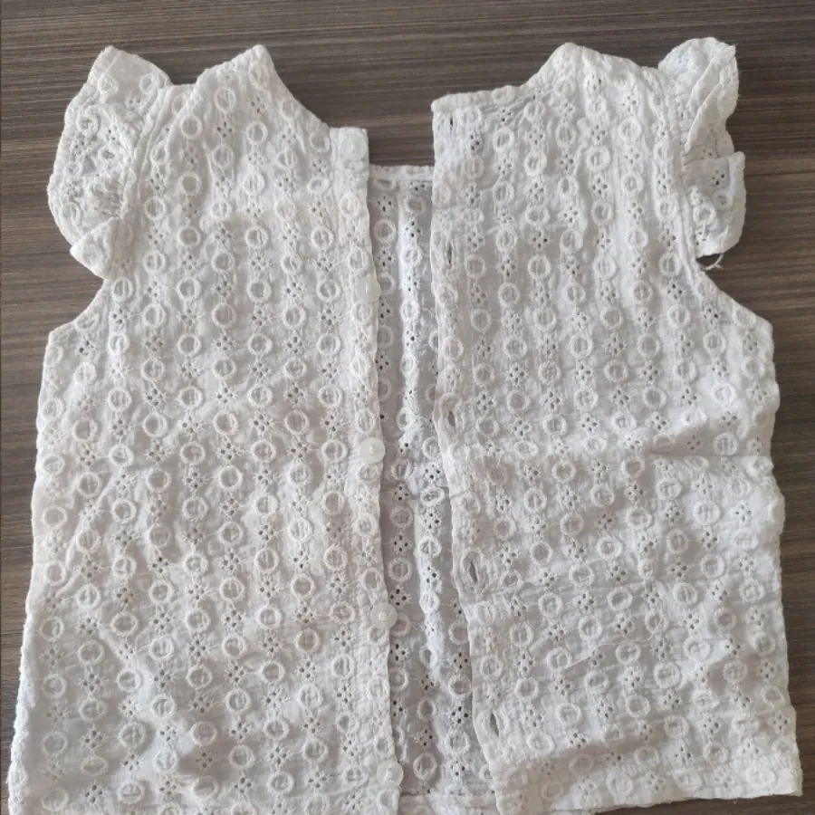 بلوز سفید دخترانه