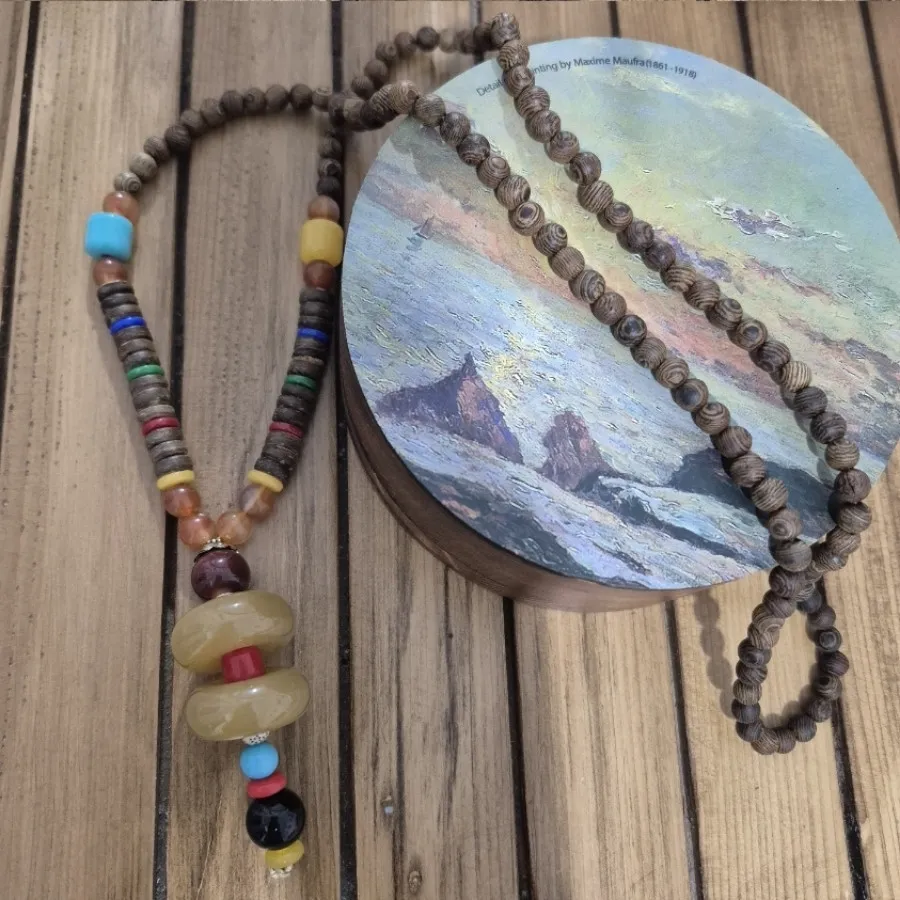 گردنبند سنگ جفت