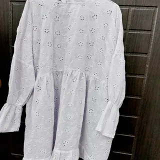 مانتو/پیراهن خامه دوزی