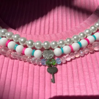 گردنبند رنگی رنگی