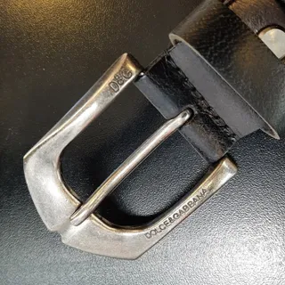 کمربند چرم پرچی D&G