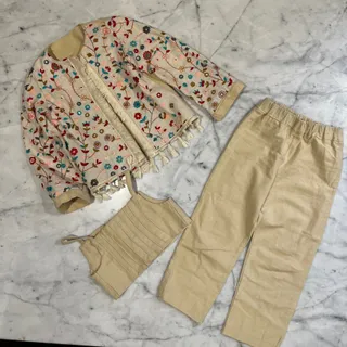 ست سه تیکه سوزندوزی دخترا