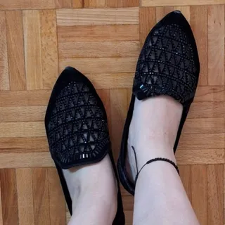 کالج نگینی کفش مجلسی مشکی