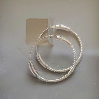 گوشواره حلقه ای نقره