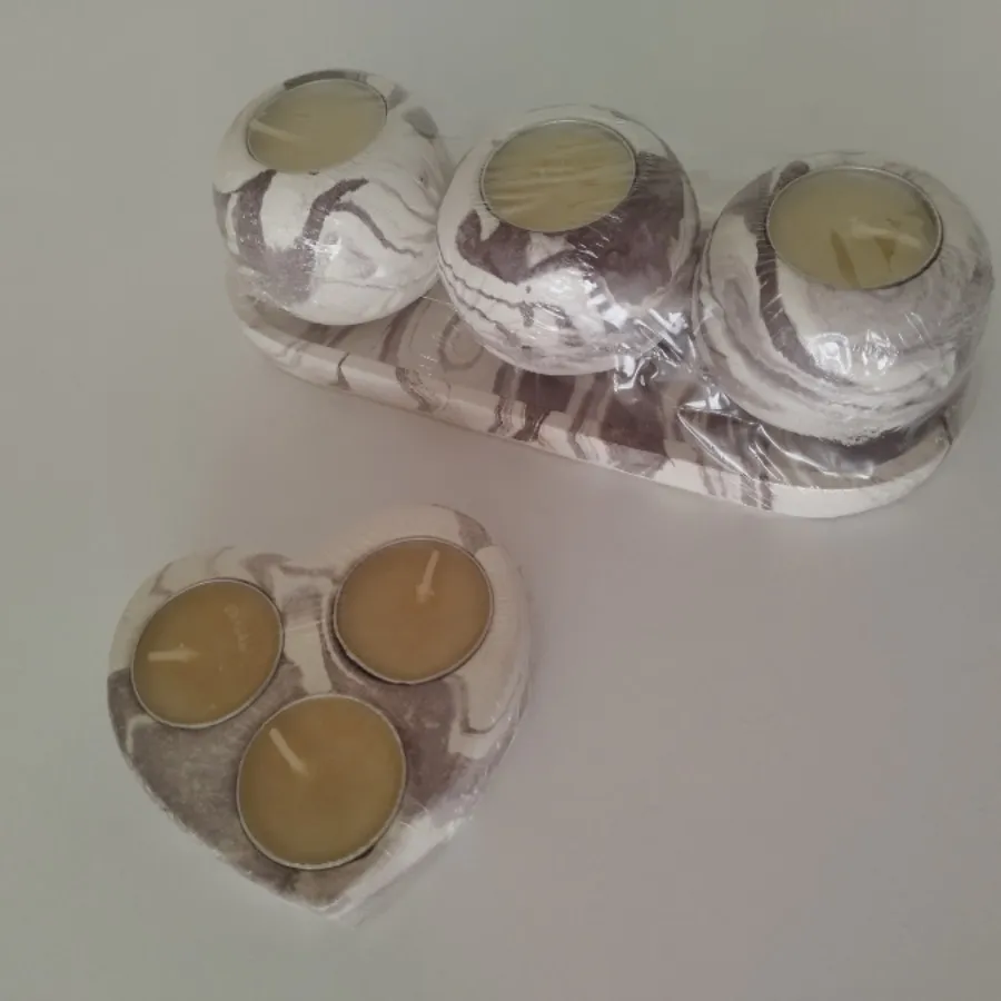 شمع و جاشمعی سنگی مدرن