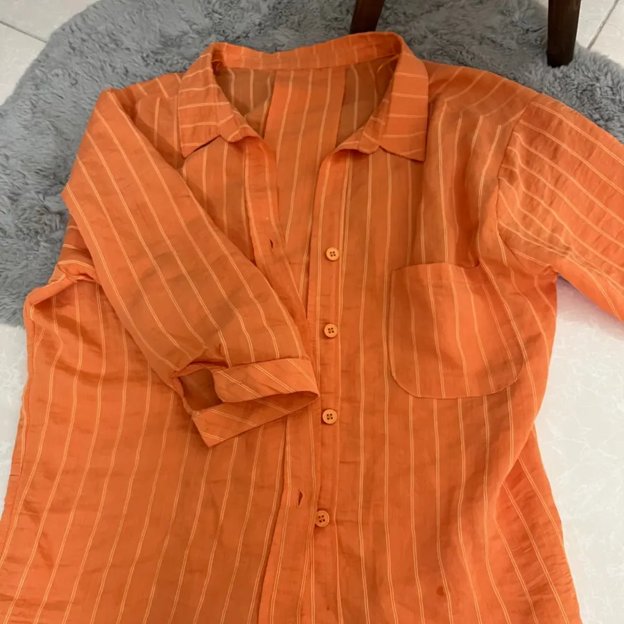 شومیز نارنجی خوشگل