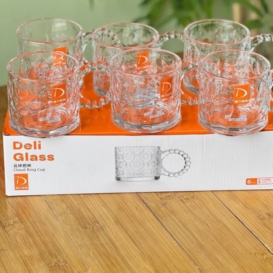 لیوان دسته مرواریدی