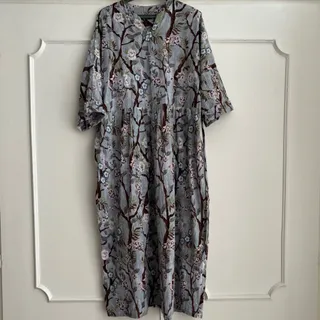 پیراهن مانتو نخی لینن