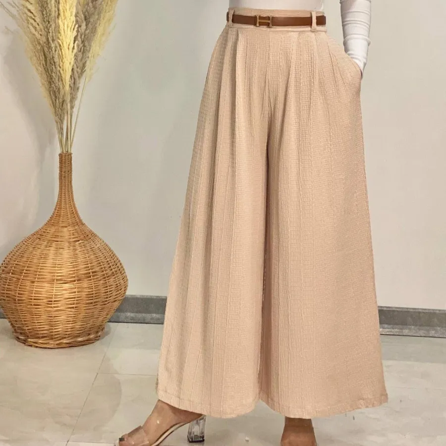 شلوار دامنی پیله دار