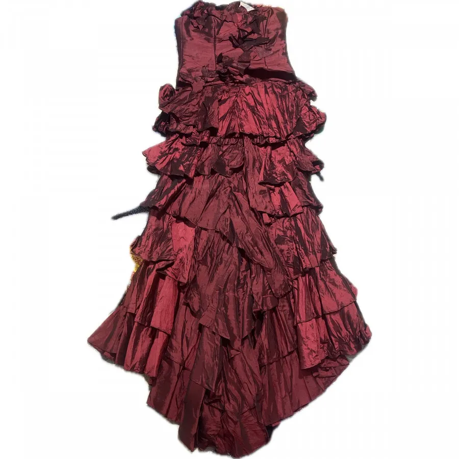 دکلته دامن ساتن