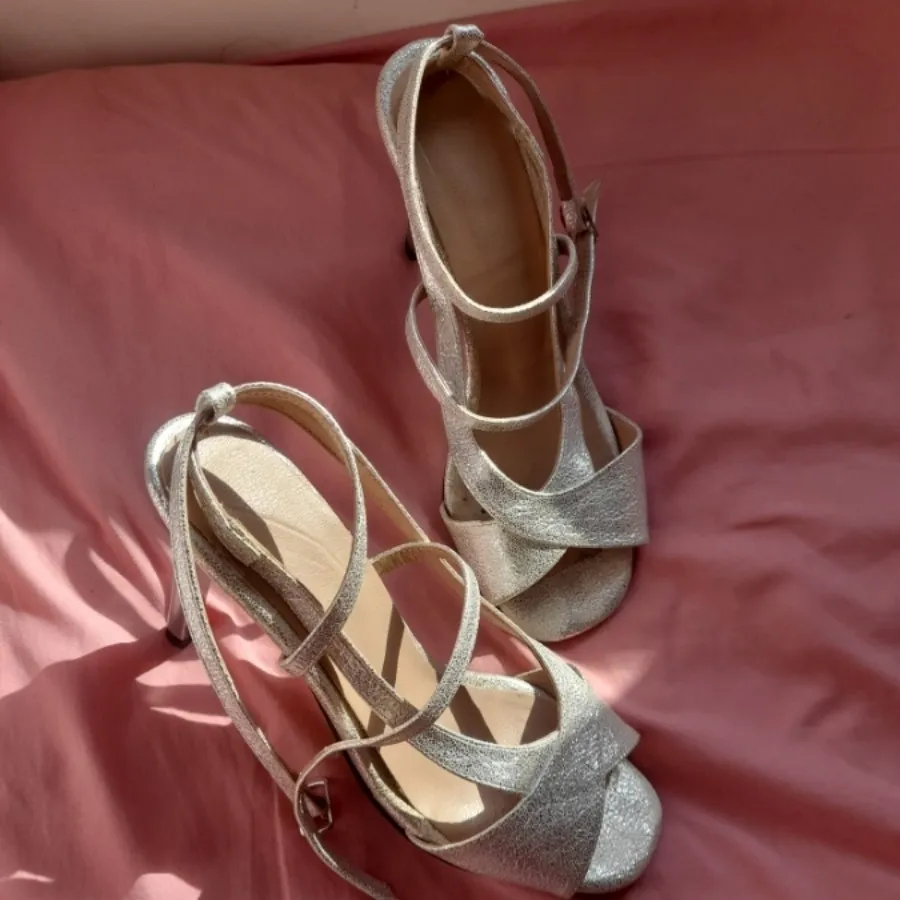 کفش مجلسی ترک نقره ای