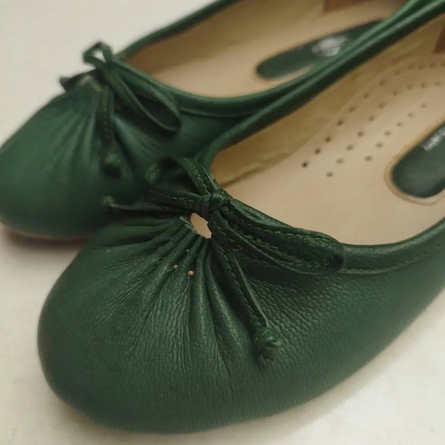 کفش چرم عروسکی برند تکیف