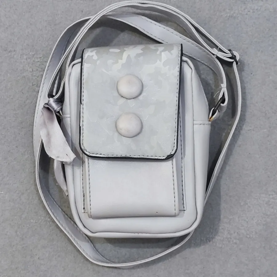 کیف دوشی جادار طوسی