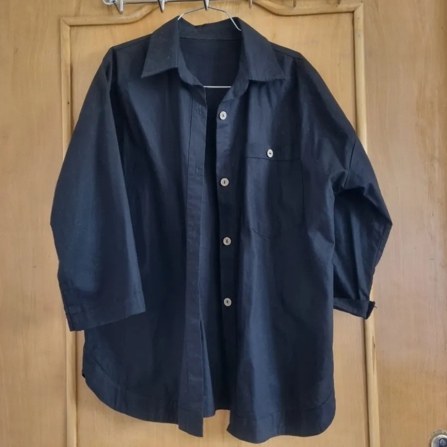 شومیز لینن مشکی