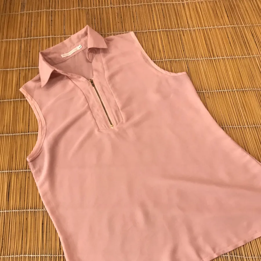 شومیز حریر گلبهی