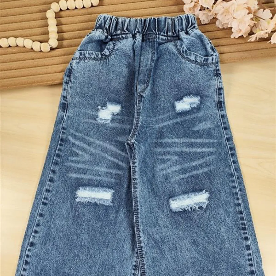 شلوار بگ واید دخترانه