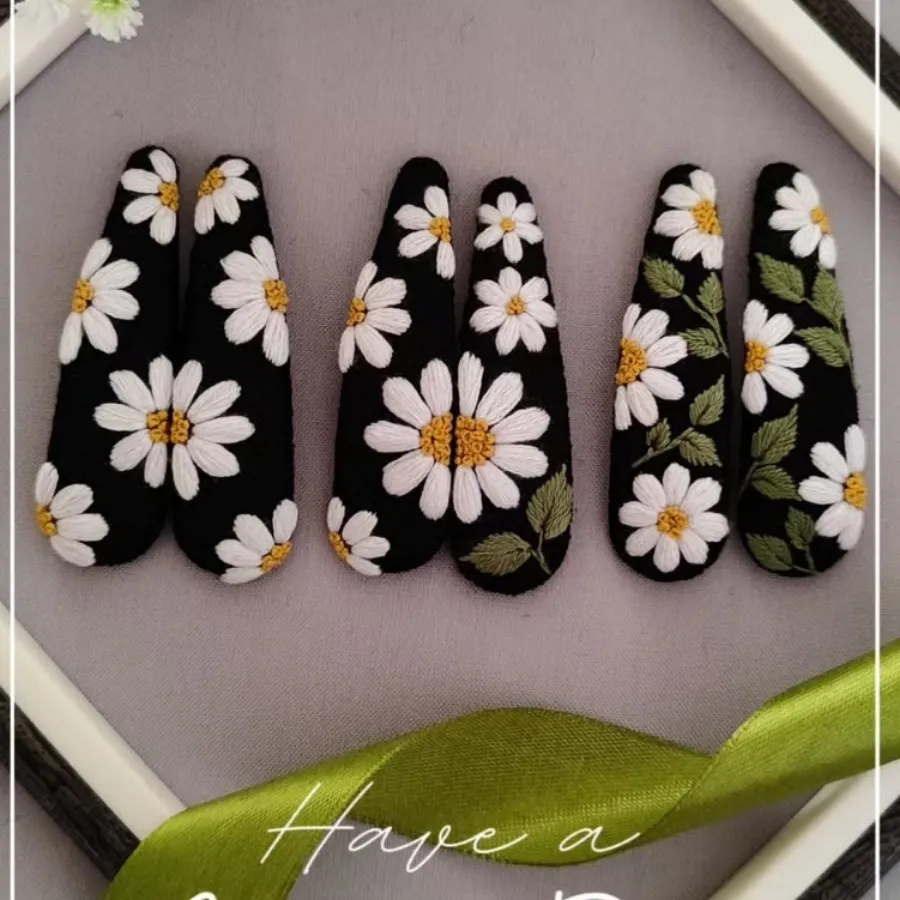 ست گیره موبابونه گلدوزی